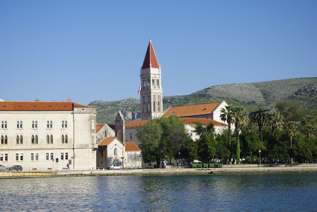 Trogir old town and harbour